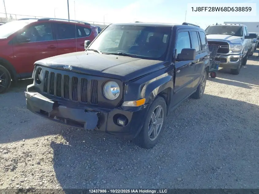 1J8FF28W68D638859 2008 Jeep Patriot Sport