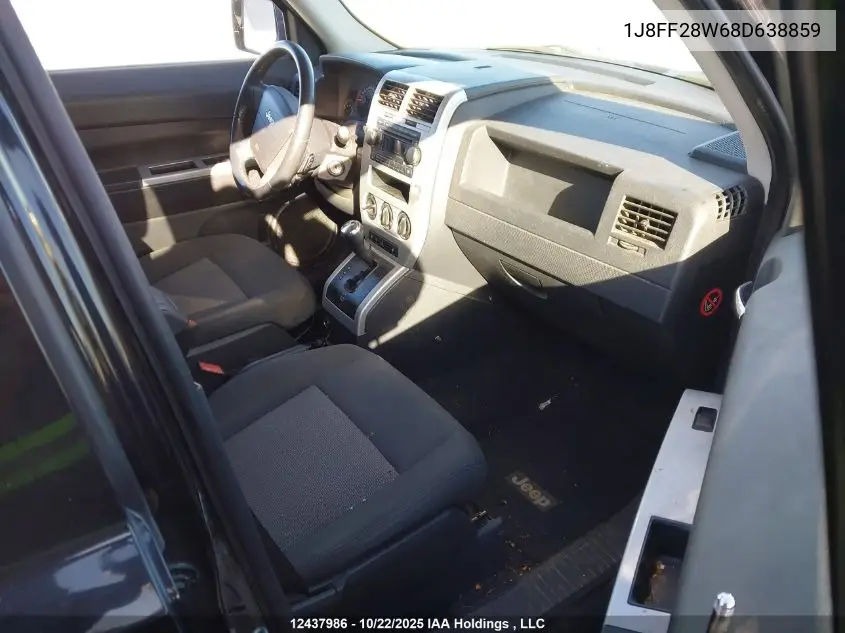 1J8FF28W68D638859 2008 Jeep Patriot Sport