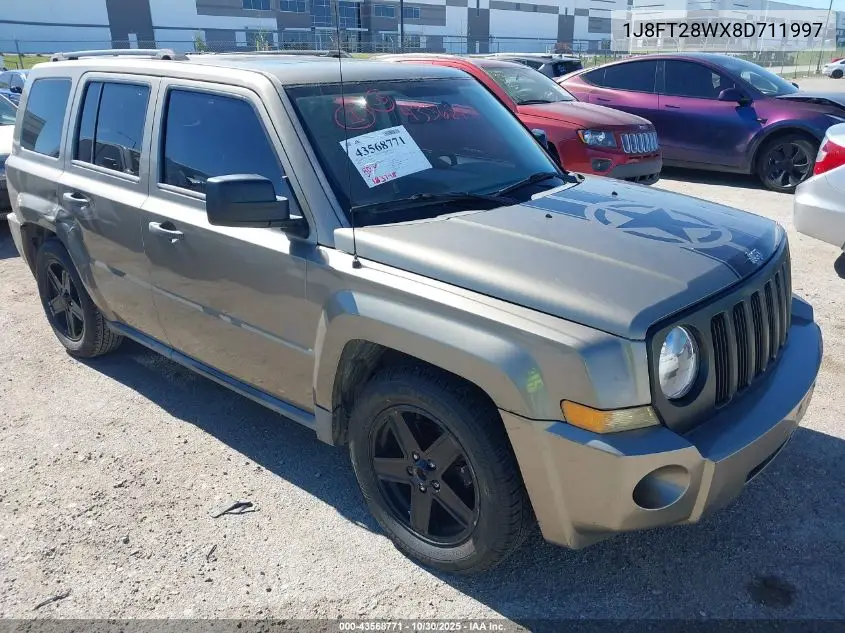 1J8FT28WX8D711997 2008 Jeep Patriot Sport