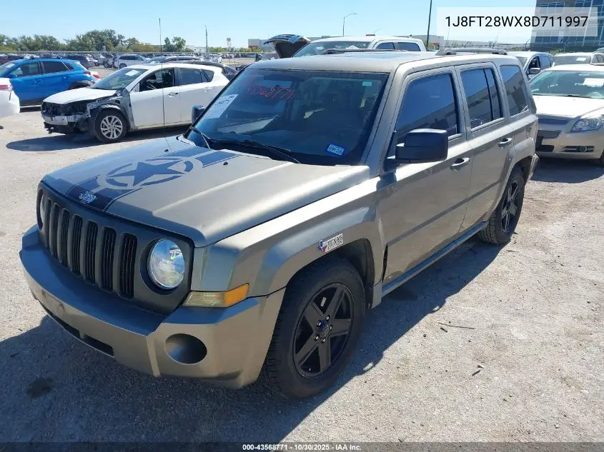 1J8FT28WX8D711997 2008 Jeep Patriot Sport