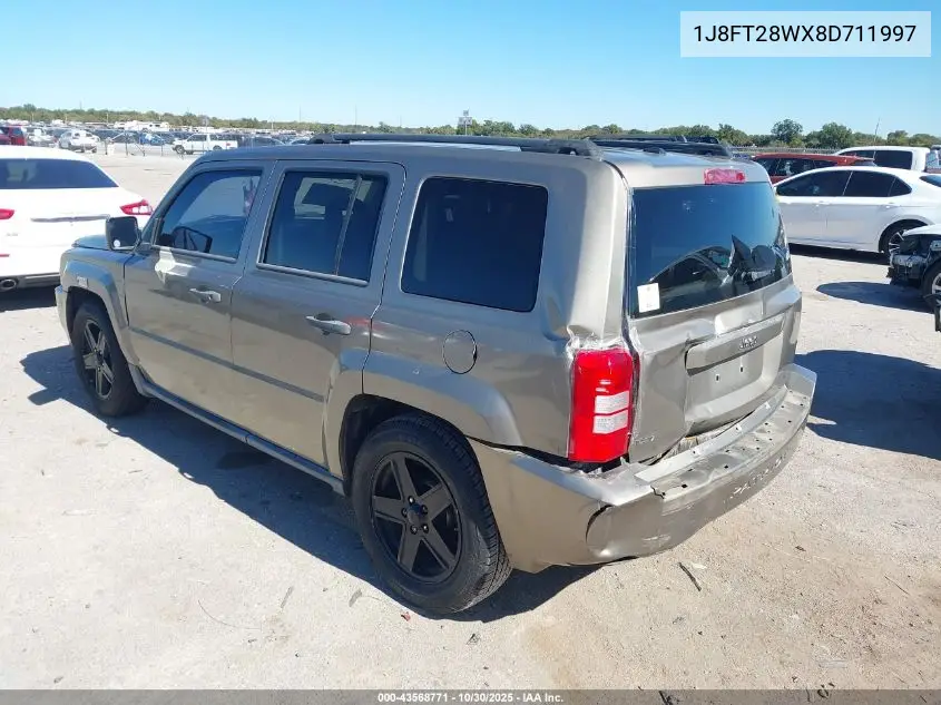 1J8FT28WX8D711997 2008 Jeep Patriot Sport