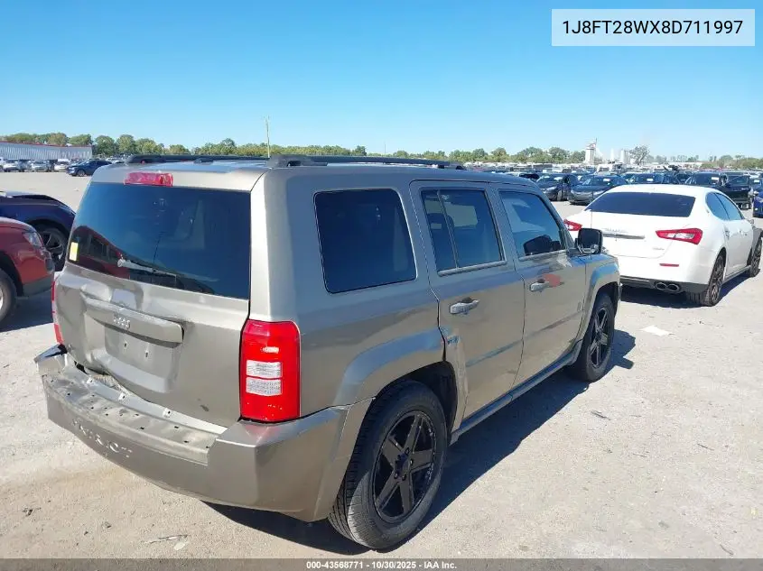 1J8FT28WX8D711997 2008 Jeep Patriot Sport