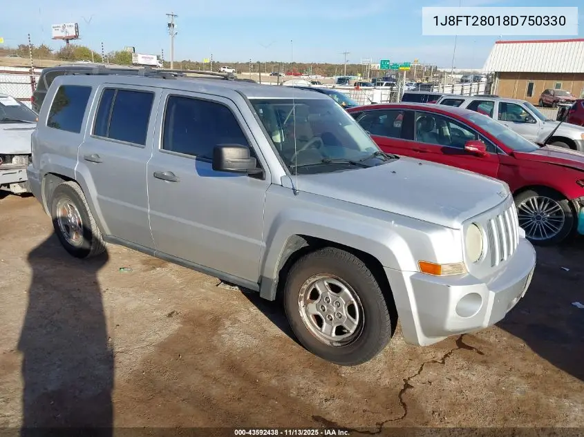 1J8FT28018D750330 2008 Jeep Patriot Sport
