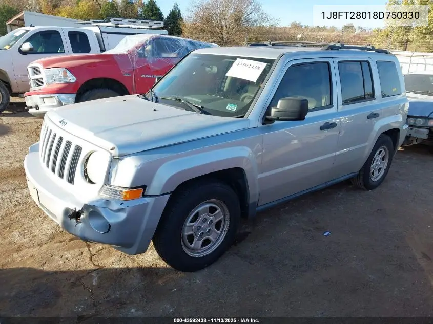 1J8FT28018D750330 2008 Jeep Patriot Sport