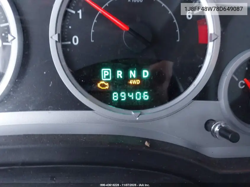 1J8FF48W78D649087 2008 Jeep Patriot Limited