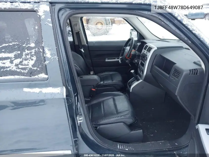 1J8FF48W78D649087 2008 Jeep Patriot Limited