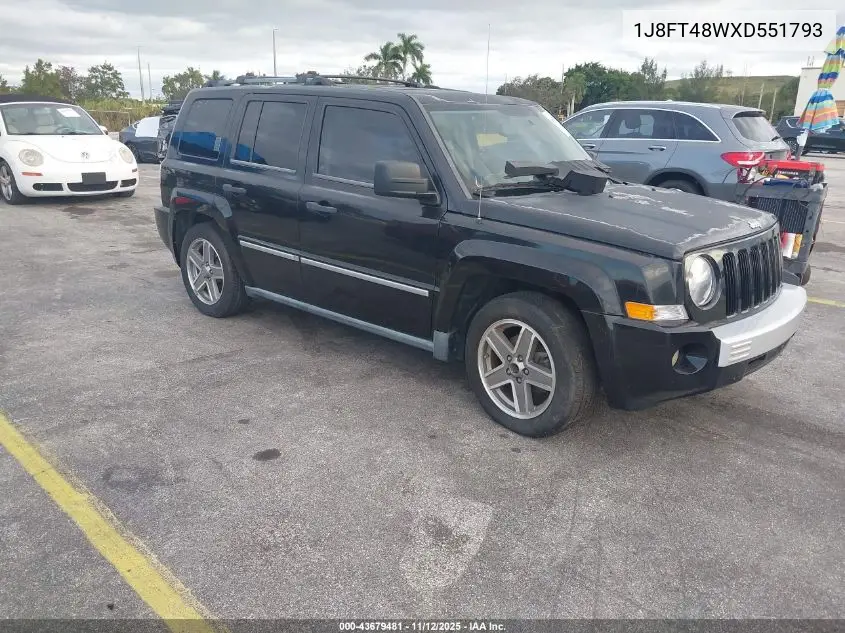 1J8FT48WX8D551793 2008 Jeep Patriot Limited