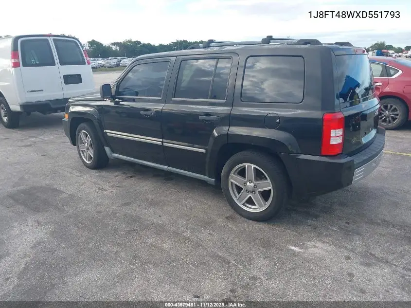 1J8FT48WX8D551793 2008 Jeep Patriot Limited