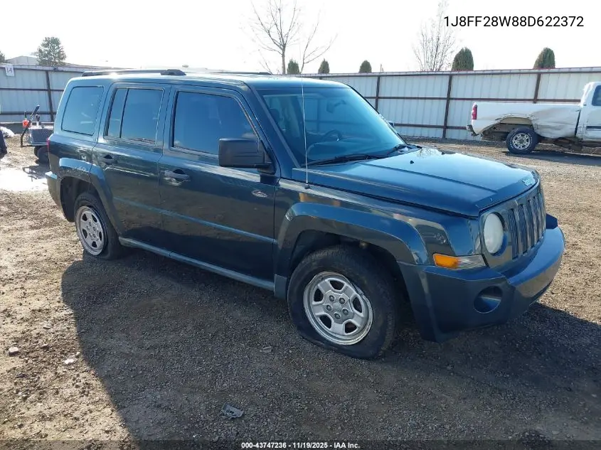 1J8FF28W88D622372 2008 Jeep Patriot Sport/North