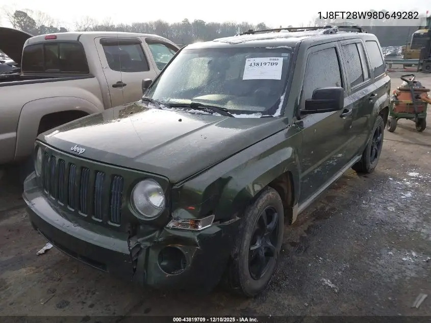 1J8FT28W98D649282 2008 Jeep Patriot Sport