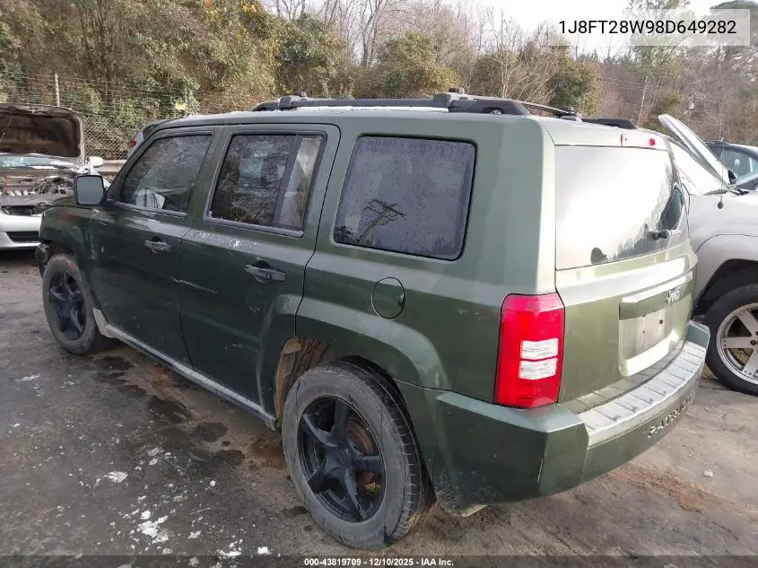 1J8FT28W98D649282 2008 Jeep Patriot Sport