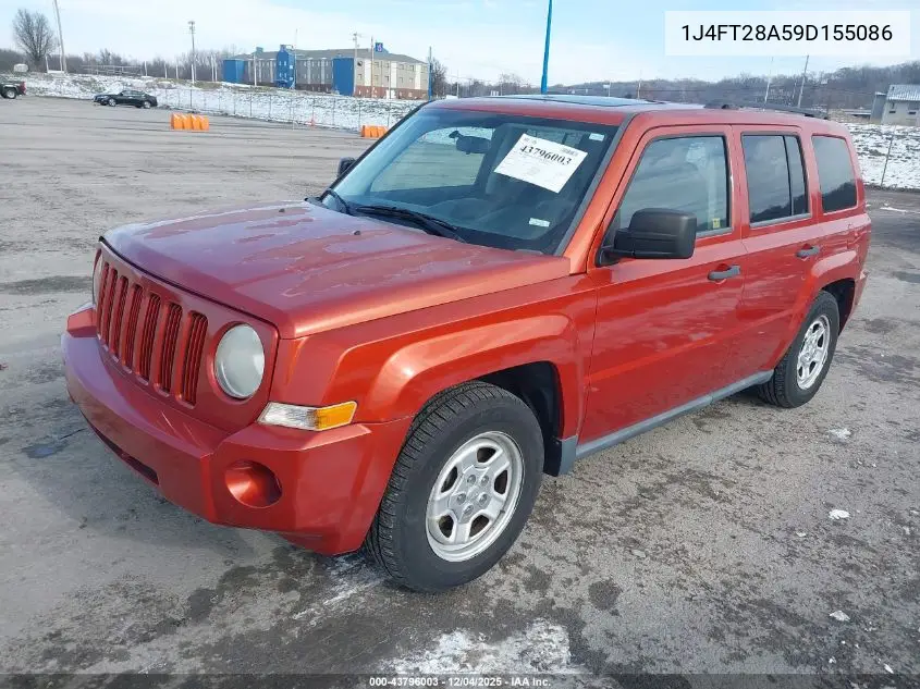 1J4FT28A59D155086 2009 Jeep Patriot Sport