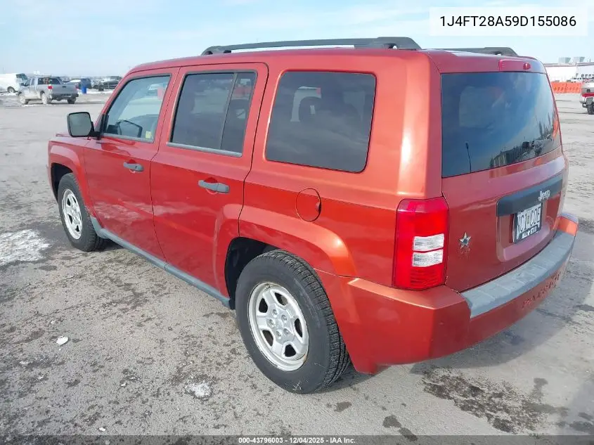 1J4FT28A59D155086 2009 Jeep Patriot Sport