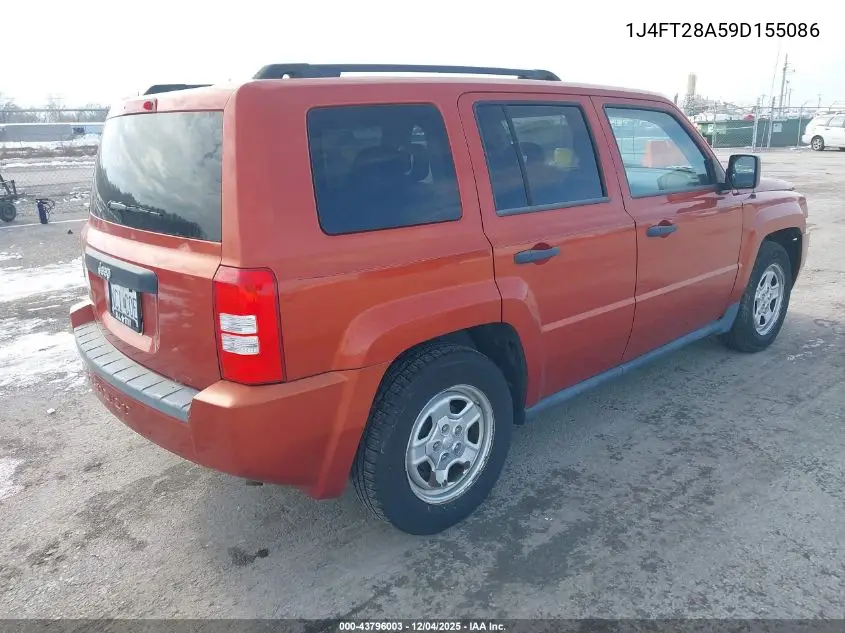 1J4FT28A59D155086 2009 Jeep Patriot Sport