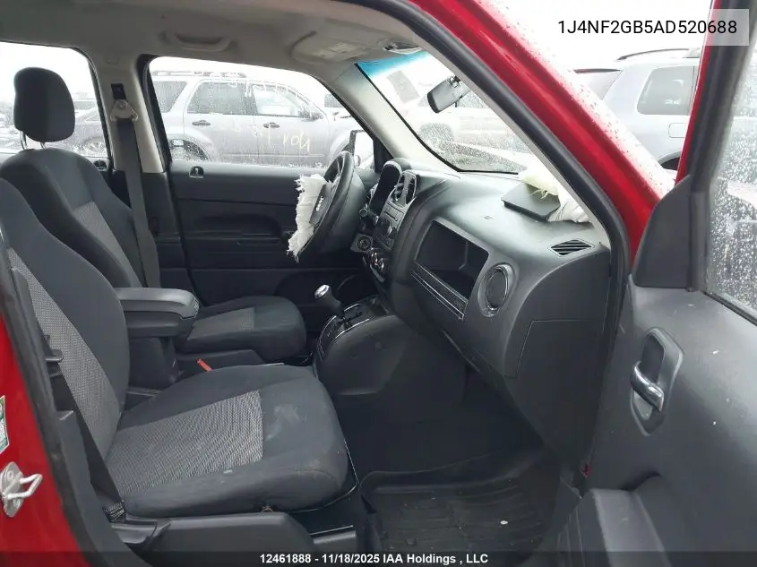 1J4NF2GB5AD520688 2010 Jeep Patriot Sport