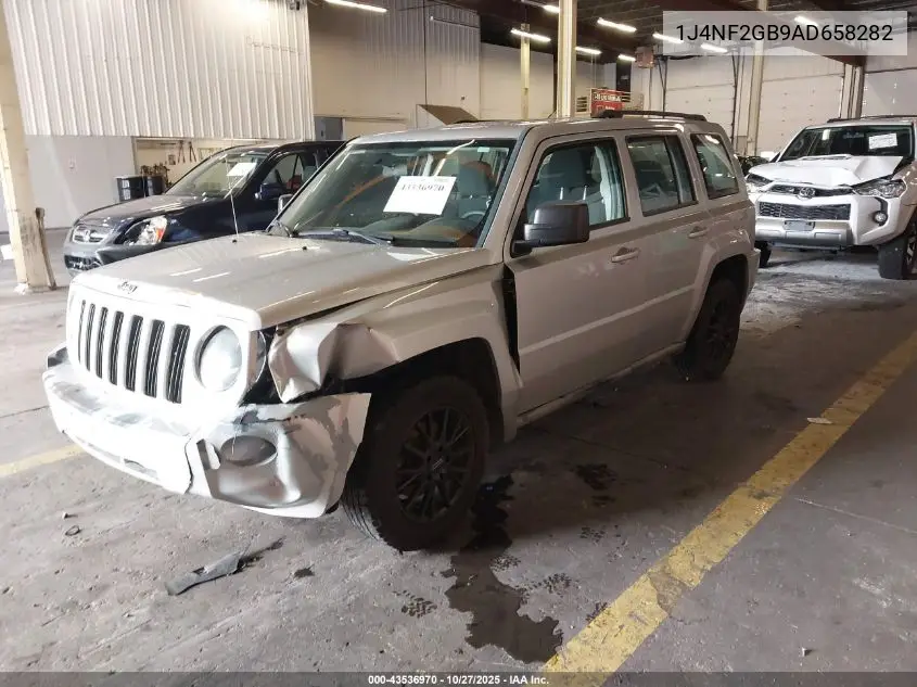 1J4NF2GB9AD658282 2010 Jeep Patriot Sport