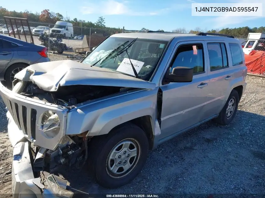 1J4NT2GB9AD595547 2010 Jeep Patriot Sport