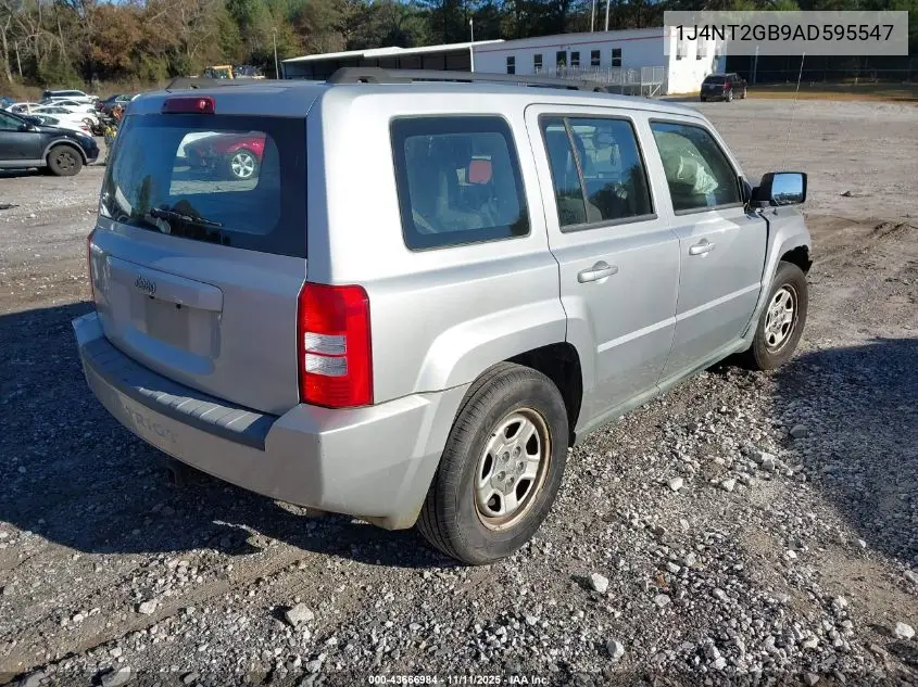 1J4NT2GB9AD595547 2010 Jeep Patriot Sport