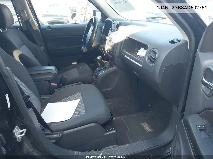 1J4NT2GB8AD502761 2010 Jeep Patriot Sport