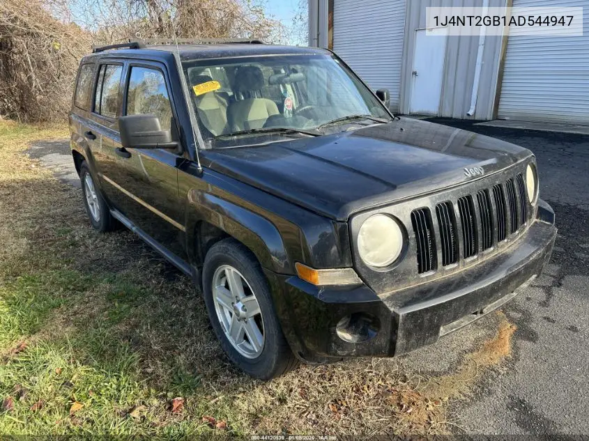 1J4NT2GB1AD544947 2010 Jeep Patriot Sport