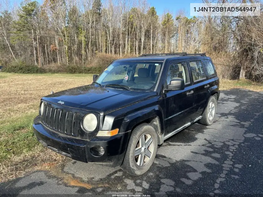 1J4NT2GB1AD544947 2010 Jeep Patriot Sport