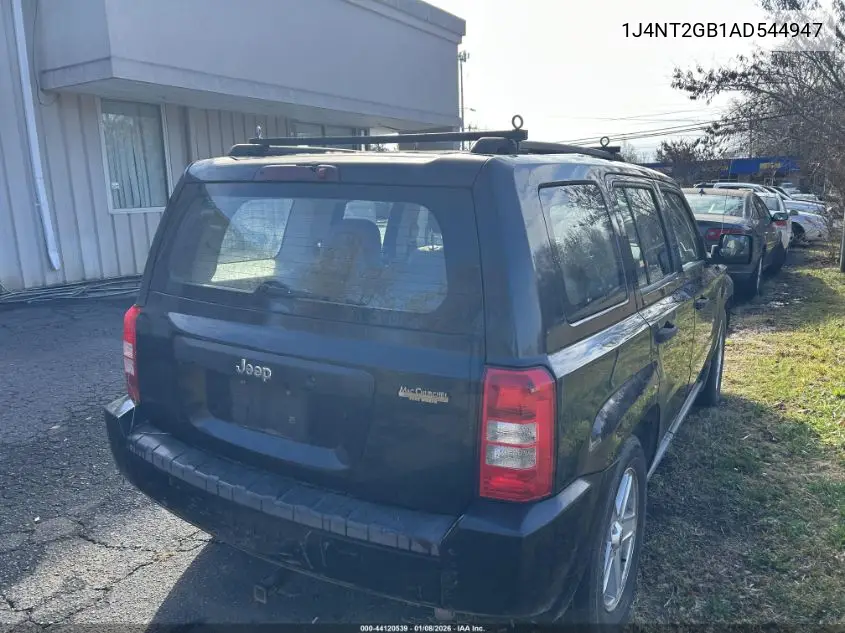 1J4NT2GB1AD544947 2010 Jeep Patriot Sport