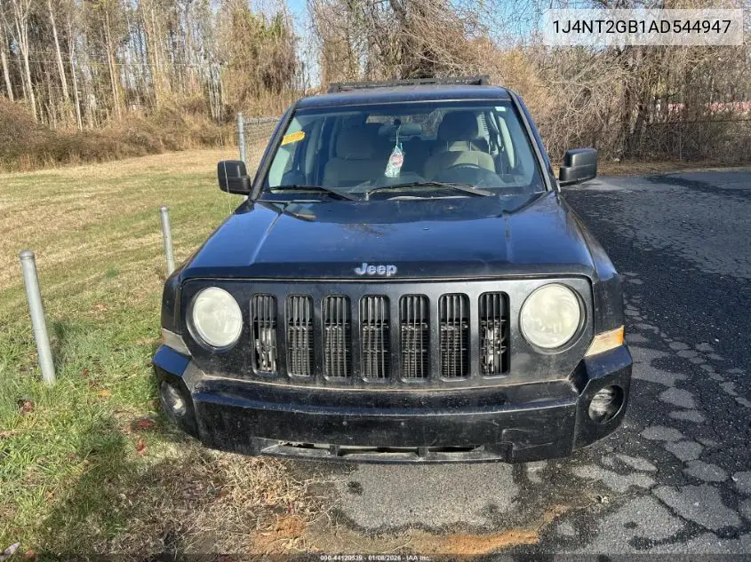 1J4NT2GB1AD544947 2010 Jeep Patriot Sport