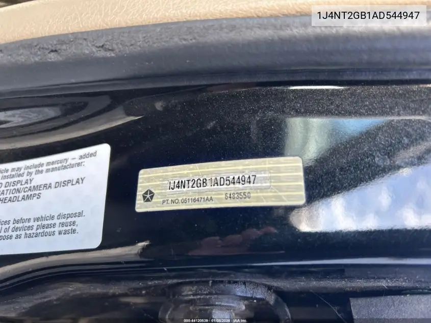 1J4NT2GB1AD544947 2010 Jeep Patriot Sport