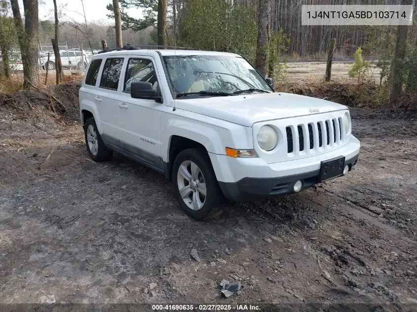 2011 Jeep Patriot Sport VIN: 1J4NT1GA5BD103714 Lot: 41690635