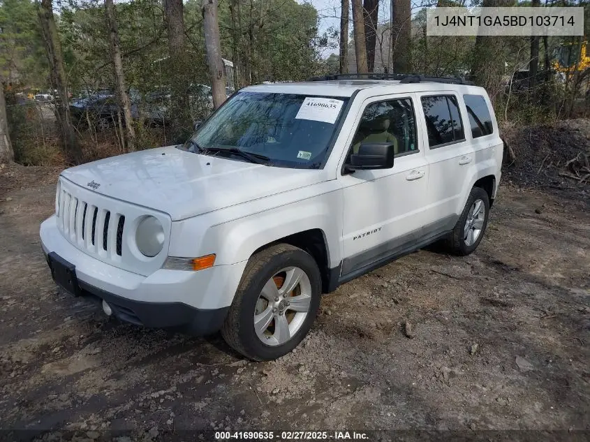 2011 Jeep Patriot Sport VIN: 1J4NT1GA5BD103714 Lot: 41690635