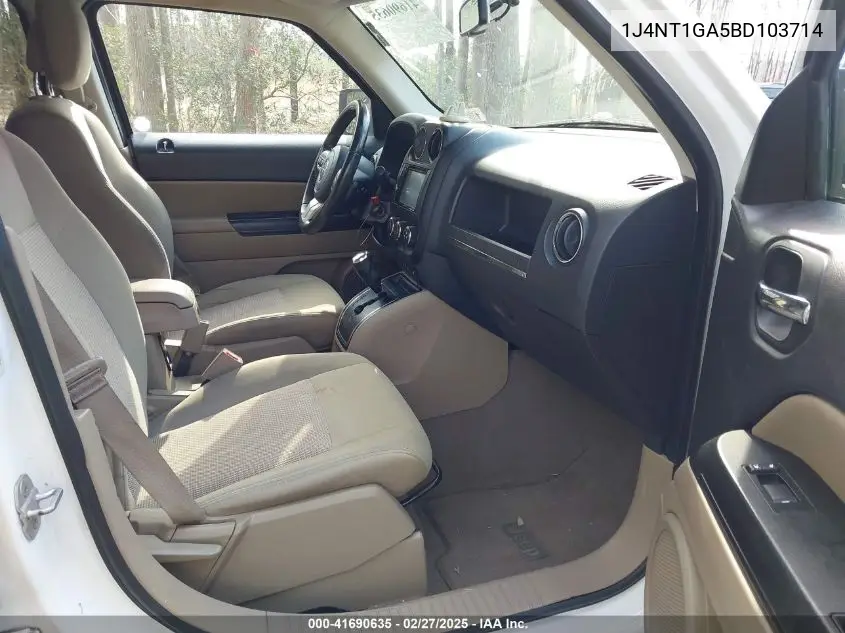 2011 Jeep Patriot Sport VIN: 1J4NT1GA5BD103714 Lot: 41690635