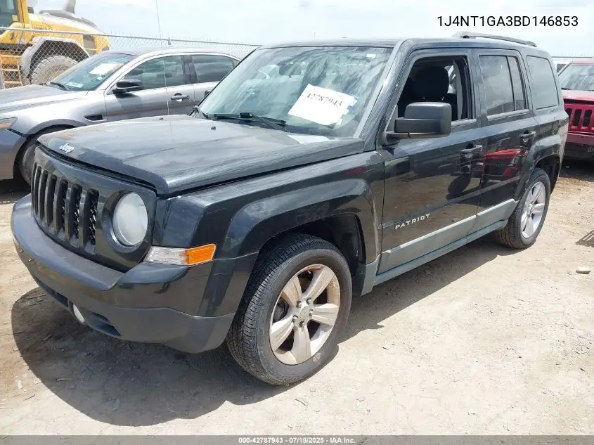 2011 Jeep Patriot Sport VIN: 1J4NT1GA3BD146853 Lot: 42787943