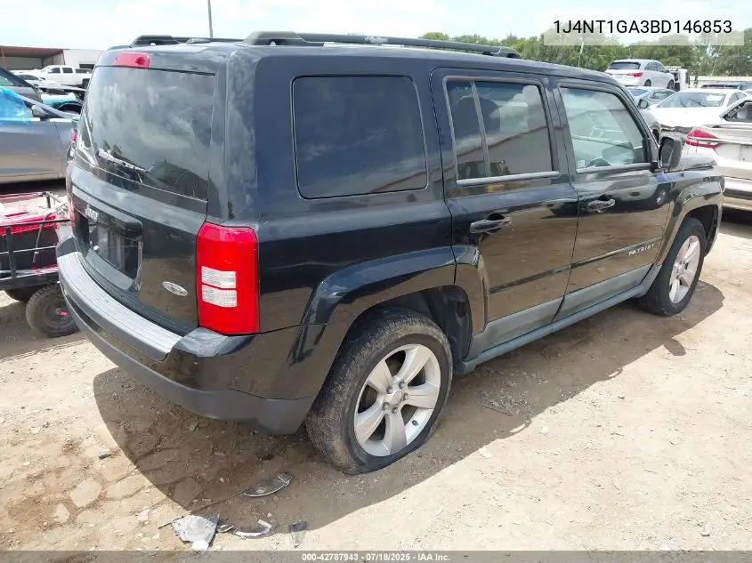 2011 Jeep Patriot Sport VIN: 1J4NT1GA3BD146853 Lot: 42787943