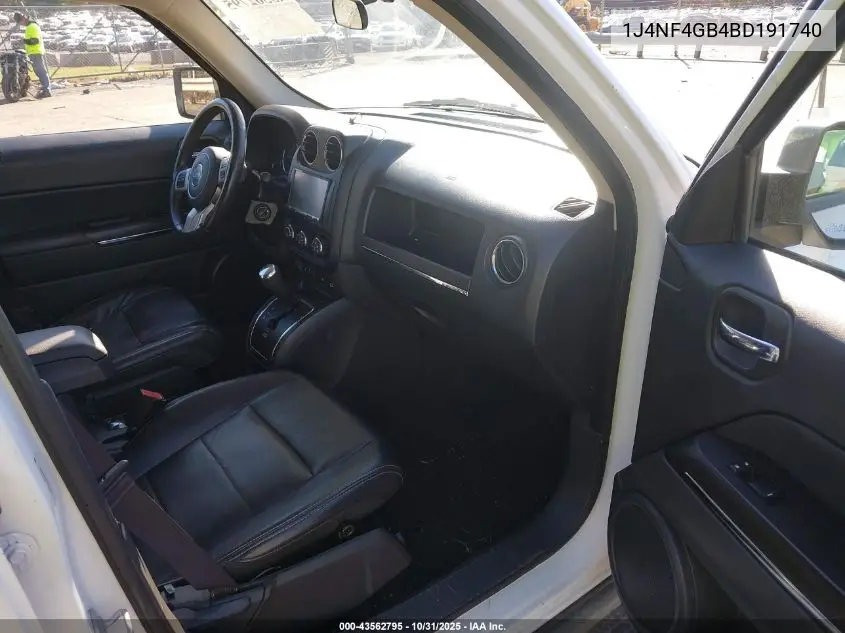 1J4NF4GB4BD191740 2011 Jeep Patriot Latitude X