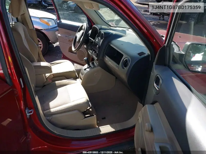 1J4NT1GB7BD175359 2011 Jeep Patriot Sport