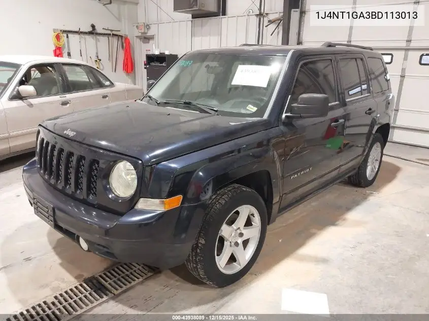 1J4NT1GA3BD113013 2011 Jeep Patriot Sport