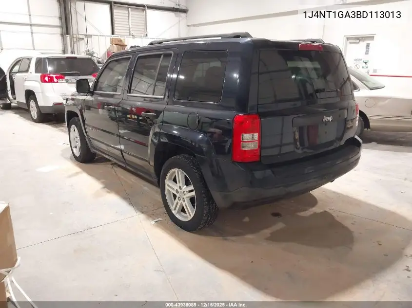 1J4NT1GA3BD113013 2011 Jeep Patriot Sport