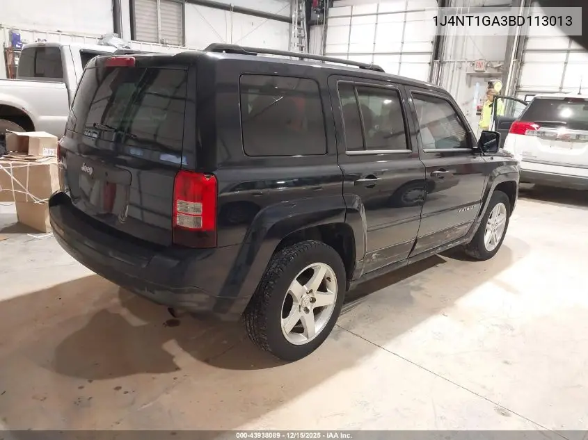 1J4NT1GA3BD113013 2011 Jeep Patriot Sport