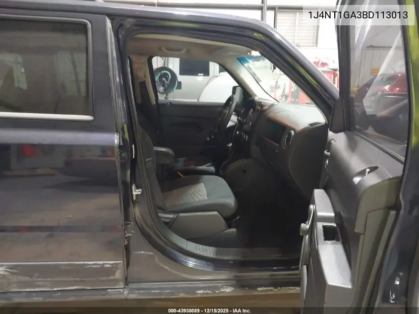 1J4NT1GA3BD113013 2011 Jeep Patriot Sport