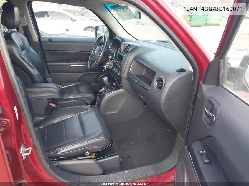 1J4NT4GB7BD160071 2011 Jeep Patriot Latitude X