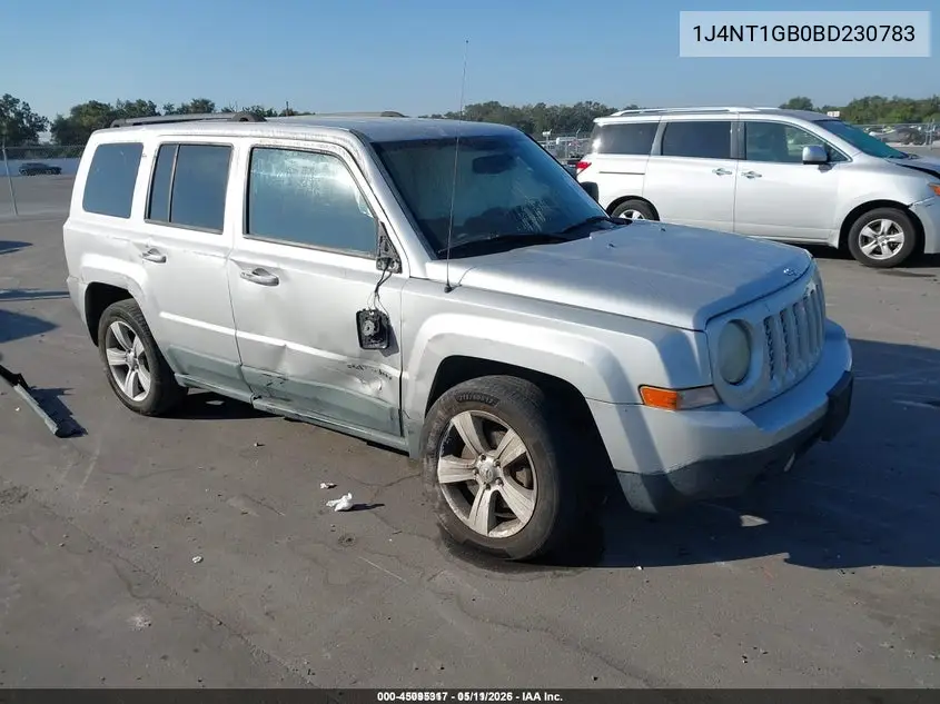 1J4NT1GB0BD230783 2011 Jeep Patriot Sport