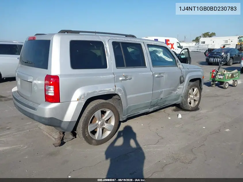 1J4NT1GB0BD230783 2011 Jeep Patriot Sport