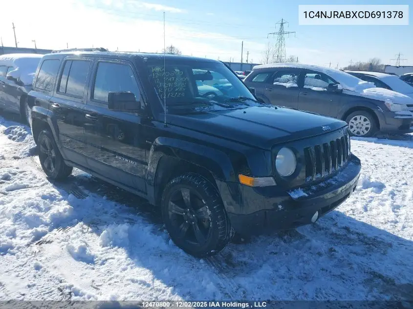 1C4NJRABXCD691378 2012 Jeep Patriot