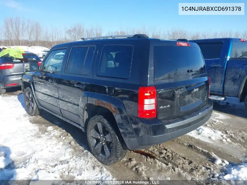 1C4NJRABXCD691378 2012 Jeep Patriot