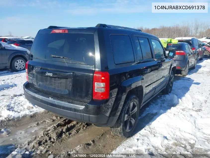 1C4NJRABXCD691378 2012 Jeep Patriot