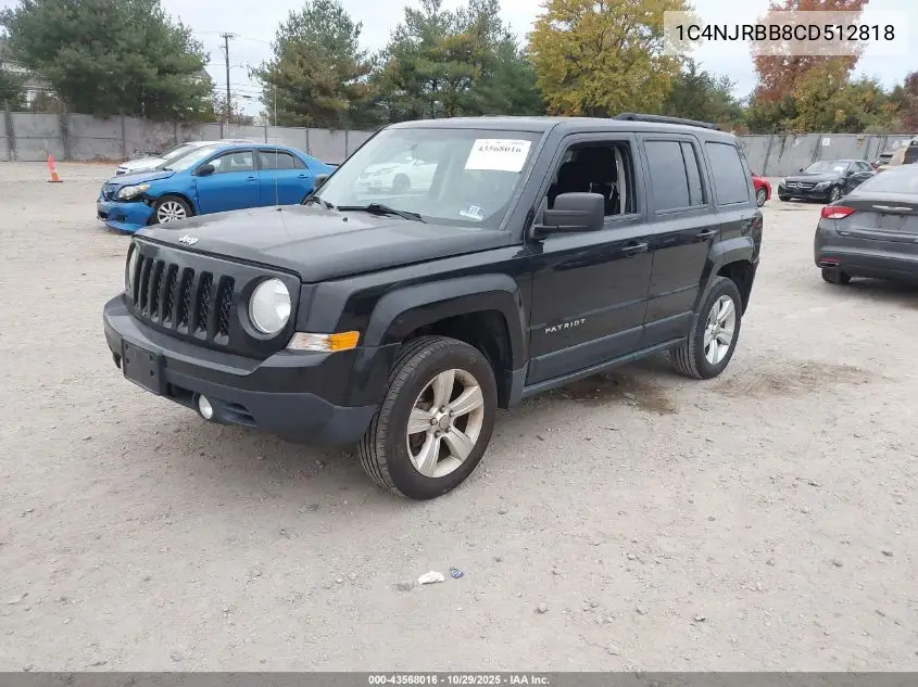 1C4NJRBB8CD512818 2012 Jeep Patriot Sport