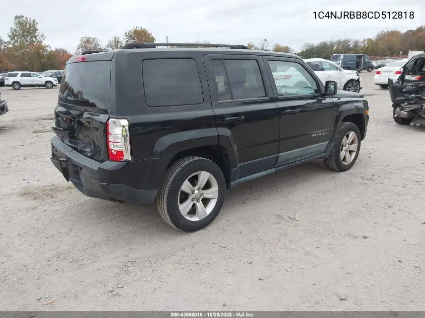 1C4NJRBB8CD512818 2012 Jeep Patriot Sport