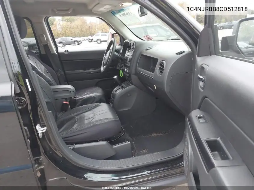 1C4NJRBB8CD512818 2012 Jeep Patriot Sport