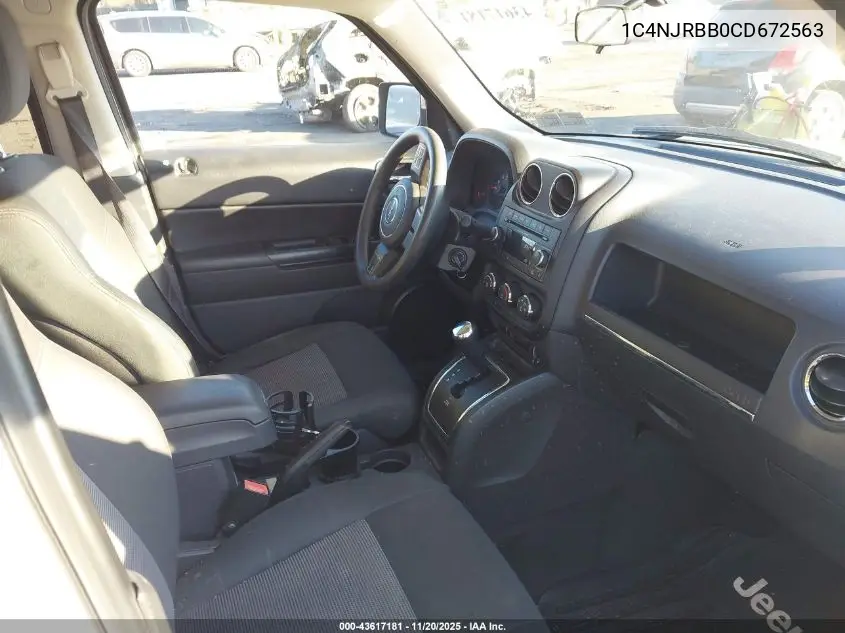 1C4NJRBB0CD672563 2012 Jeep Patriot Sport