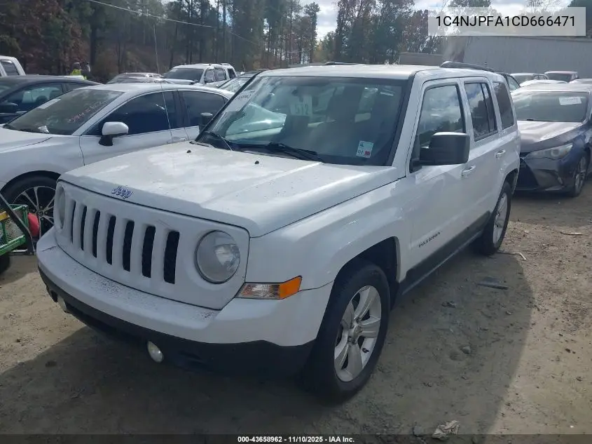 1C4NJPFA1CD666471 2012 Jeep Patriot Latitude